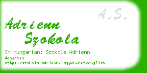 adrienn szokola business card